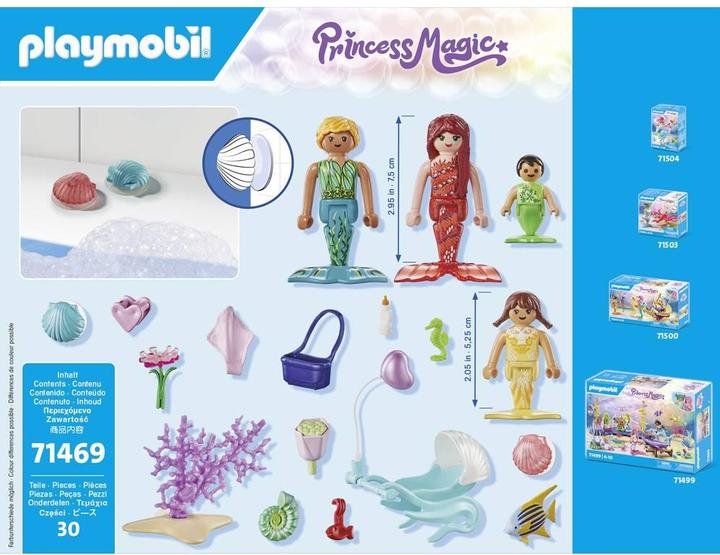 Image du produit Playmobil Excursion de la famille de sirènes (71469, Playmobil Princess)