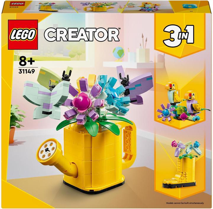 Image du produit LEGO 31149 Arrosoir avec fleurs (31149, LEGO Creator 3-in-1)