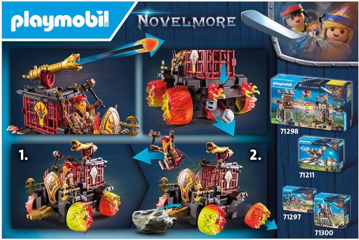 Produktbild Playmobil Burnham Raiders - Feuerkampfwagen (71299, Playmobil Novelmore)