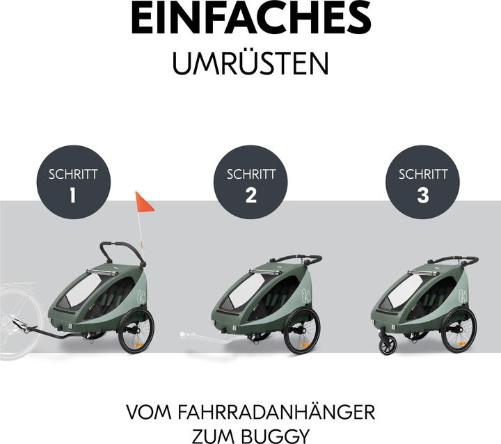 Produktbild Hauck Dryk Duo Plus Fahrradanhänger