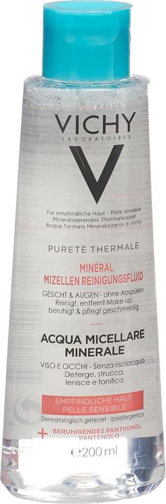 Produktbild Vichy Pureté Thermale Minéral Mizellen Reinigungsfluid empfindliche Haut (Mizellenwasser, 200 ml)