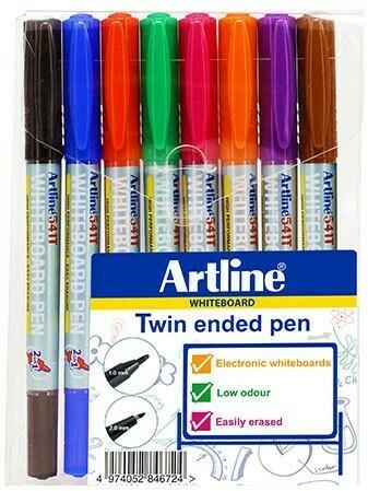 Produktbild Artline whiteboard pen, double-ended, 8 colors (8 Farben)