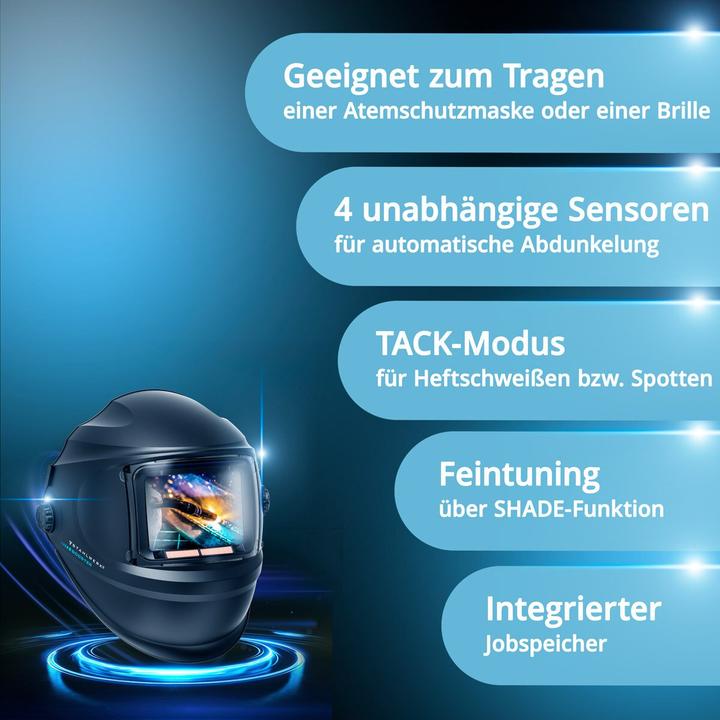 Produktbild Stahlwerk Schweisshelm BOOSTER 3-in-1 Automatik-Schweisserhelm Schweissermaske