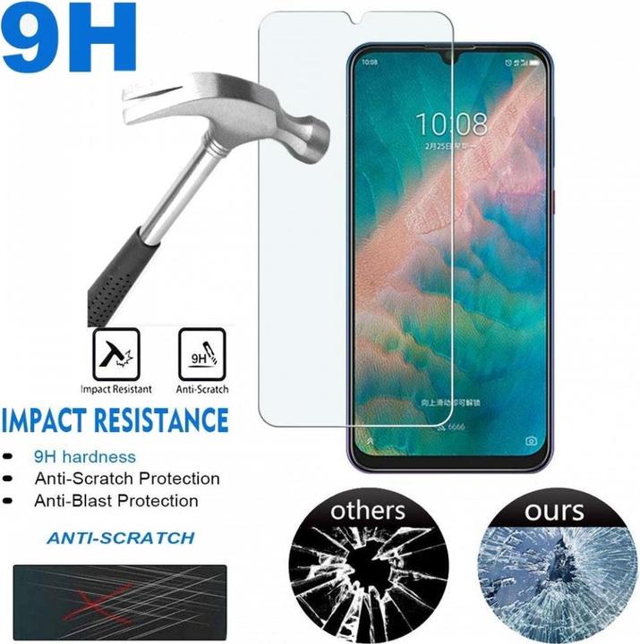 Produktbild Screenguard ZTE Blade 10 Panzerglas Schutzfolie Case Friendly Design (1 Stück, ZTE Blade 10)