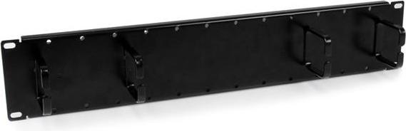 Produktbild StarTech 2 HE 19 Zoll doppelseitiges Rangierpanel / Kabelordner Kabelmanagement - Server Finger Kabelkanal