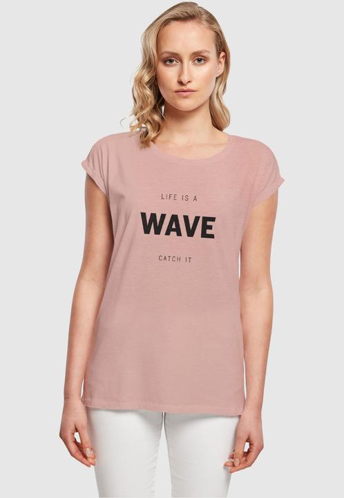 Produktbild Merchcode Ladies Summer - Life is a wave T-Shirt - 118923 (L)