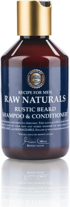 Produktbild Raw Naturals Bart Shampoo & Spülung Rustic (250 ml)