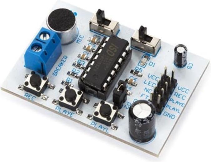 Actual product image Whadda Module ISD1820 VOICE RECORD/PLAY