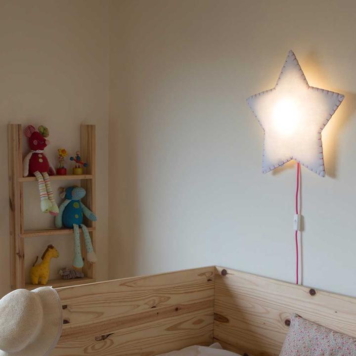 Image du produit Buokids Lampe douce veilleuse/applique étoile
