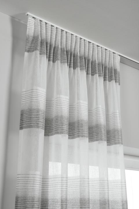 Actual product image Gardinia Aluminium curtain track set 1 run Lucy
