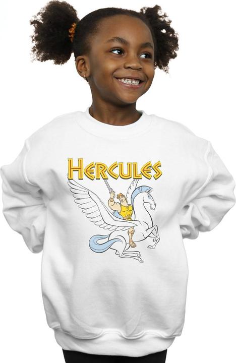 Actual product image Disney Girls Hercules With Pegasus Sweatshirt (152, 158)