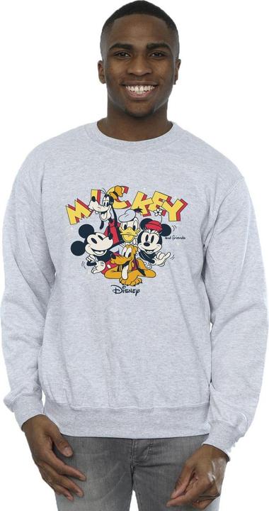 Actual product image Disney Mens Mickey Mouse Group Sweatshirt (XL)