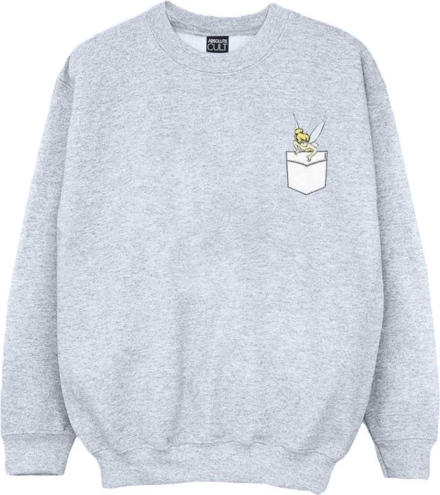 Disney Tinker Bell Faux Pocket Sweatshirt
