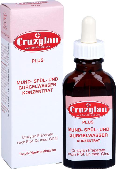 Produktbild Cruzylan Plus Mund- Spül u.Gurgelwasserkonz.Pip Fl, 50 ml Lösung (1 x, 50 ml)
