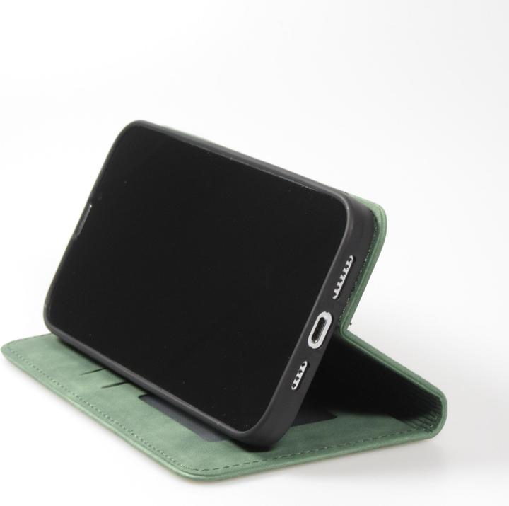 Image du produit PhoneLook Etui cuir Flip Wallet vintage avec fermeture aimantée et compartiment cartes (Apple iPhone 13)