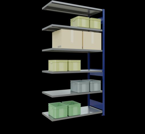 Image du produit Schulte Lagertechnik Système enfichable Élément suivant MULTIplus250 avec traverse de longueur