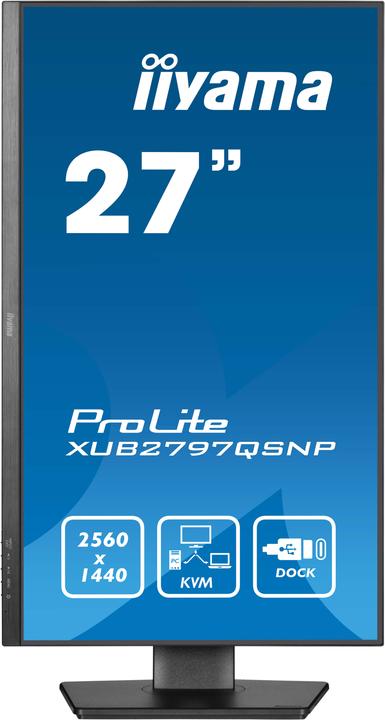 Productafbeelding iiyama Monitor XUB2797QSNP-B1 (2560 x 1440 pixels, 27")