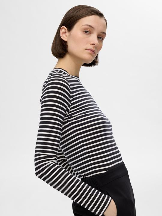 Immagine prodotto Selected Femme Gestreiftes Oberteil mit langen Ärmeln (XL)
