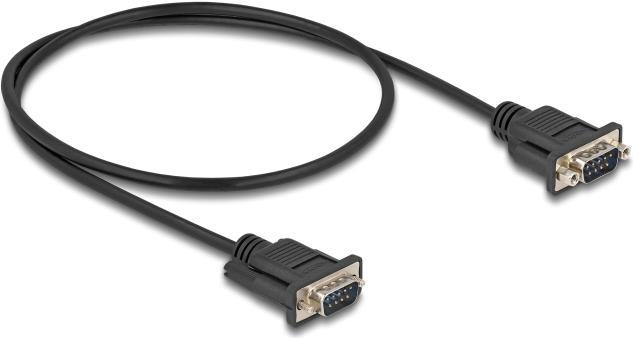 Produktbild Delock Seriell Kabel RS-232 D-Sub9 Stecker zu Stecker mit sc (0.50 m)