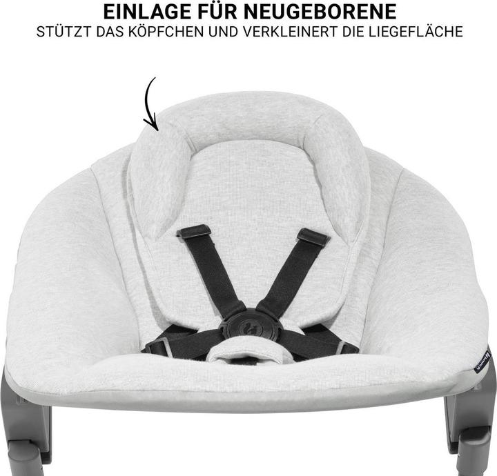 Actual product image Hauck Hochstühle Beta Plus White 5-tlg. Newborn Set - Hochstuhl (Highchair)