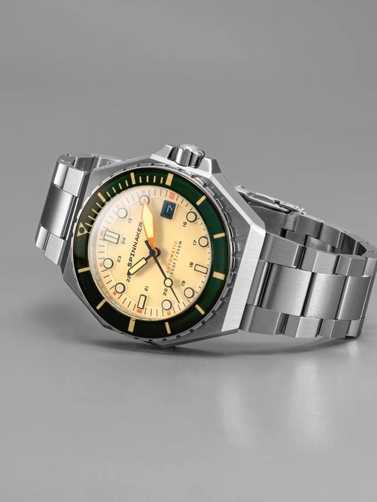 Actual product image Spinnaker SP-5081-CC Dumas Diver Automatic 44mm 30ATM (Analogue wristwatch, 44 mm)