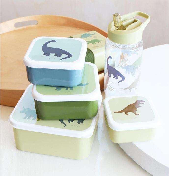 Image du produit A Little Lovely Company ALLC Lunch & Boîte à goûter Dinosaure SBSEDI38