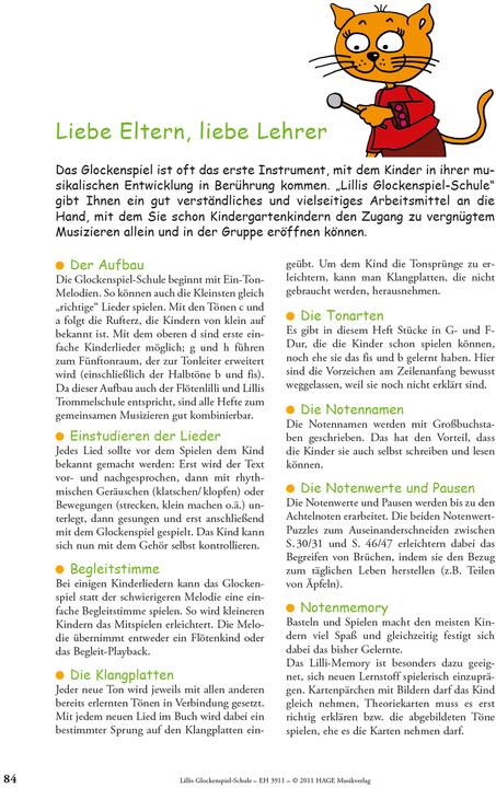Produktbild Lillis Glockenspiel-Schule (Deutsch, Helmut Hage, Barbara Hintermeier, Birgit Baude, 2011)