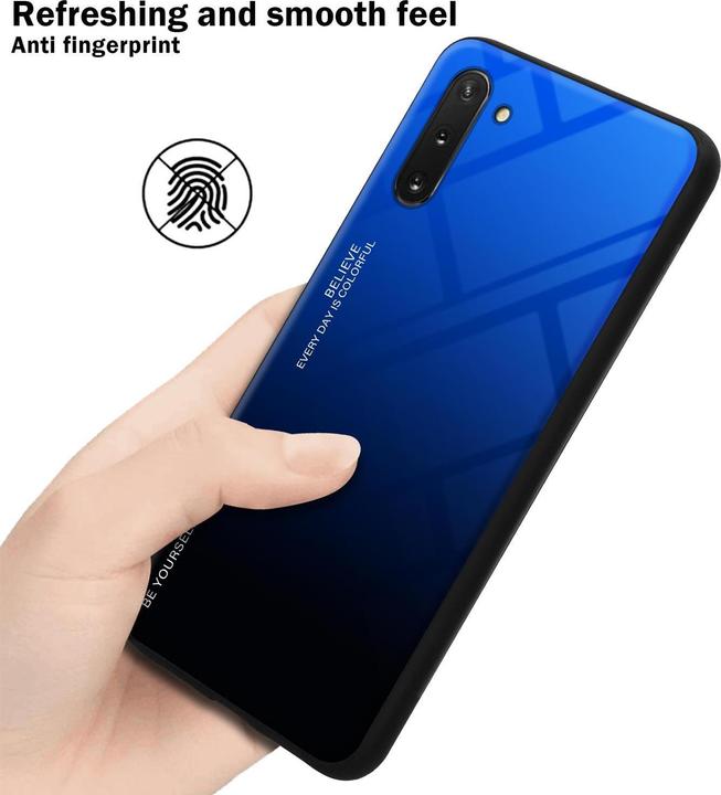 Actual product image Cadorabo TPU 2 colors glass cover (Samsung Galaxy Note 10)
