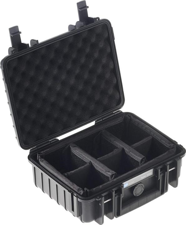 Outdoor-Koffer Typ 1000 - RPD mit Facheinteilung (Fotokoffer, 4.10 l)