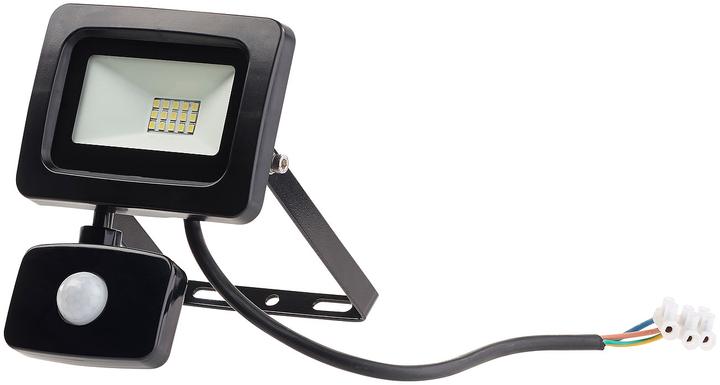 Actual product image Luminea Mini LED floodlight with PIR sensor (800 lm, IP44)