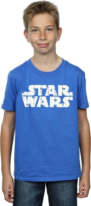 Actual product image Star Wars Boys Christmas Logo T-Shirt (152, 158)