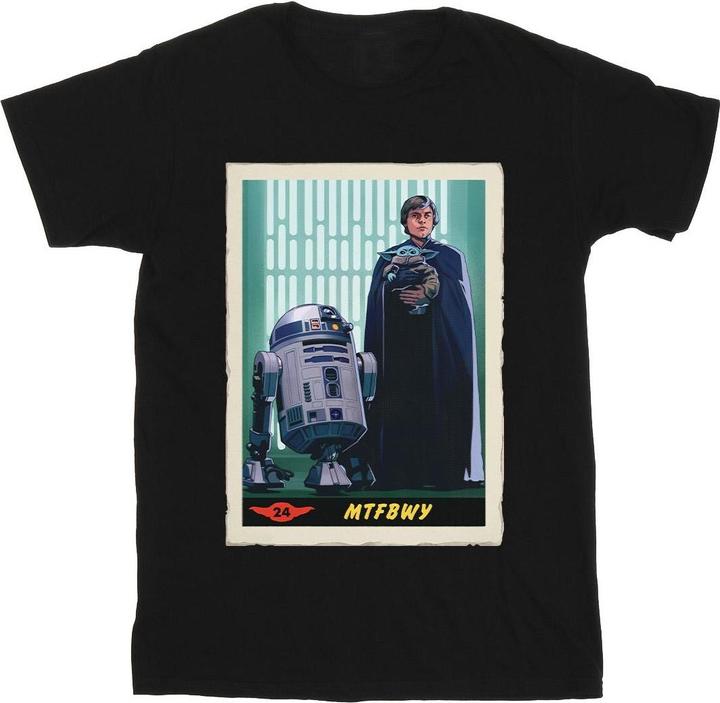 Immagine prodotto Star Wars The Mandalorian MTFBWY Maglietta Ragazzi (152, 158)