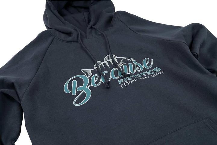 Produktbild Stucki Fishing Because Fanatics Hoodie Blau (XL)