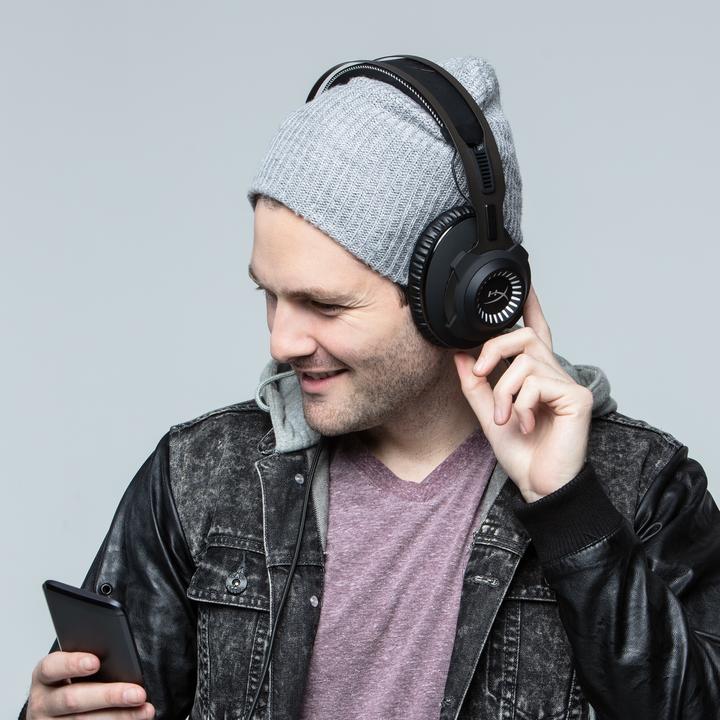 Actual product image HyperX Cloud Revolver Pro Headphones Headband 3.5mm Connector Black (Cable)