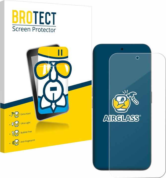 Produktbild BROTECT Schutzglas Schutzfolie Glas Folie Displayschutz klar (1 Stück, Nothing Phone (2a))