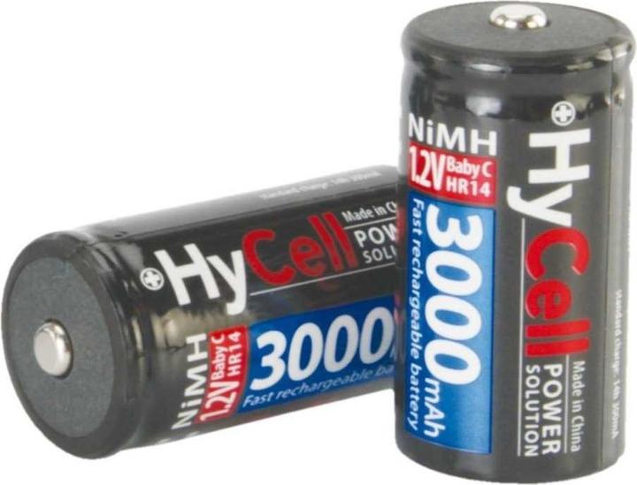 Produktbild HyCell NiMH-Akku Typ 3000 Baby 2500mAh 2er Blister (2 Stk., R14, 2500 mAh)