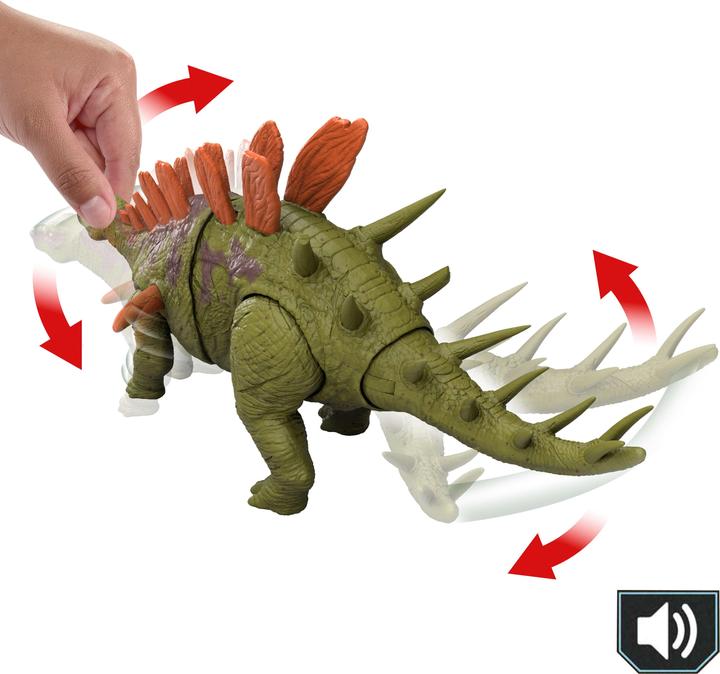Actual product image Jurassic World Wild Roar Kentrosaurus