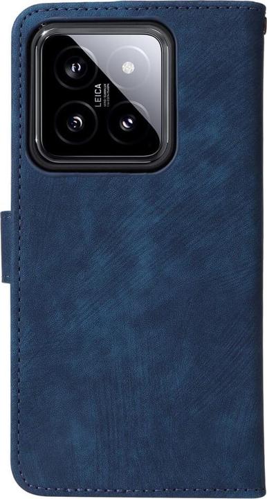 Produktbild Cover-Discount Xiaomi 14 - Premium Handyhülle Etui blau (Xiaomi 14)