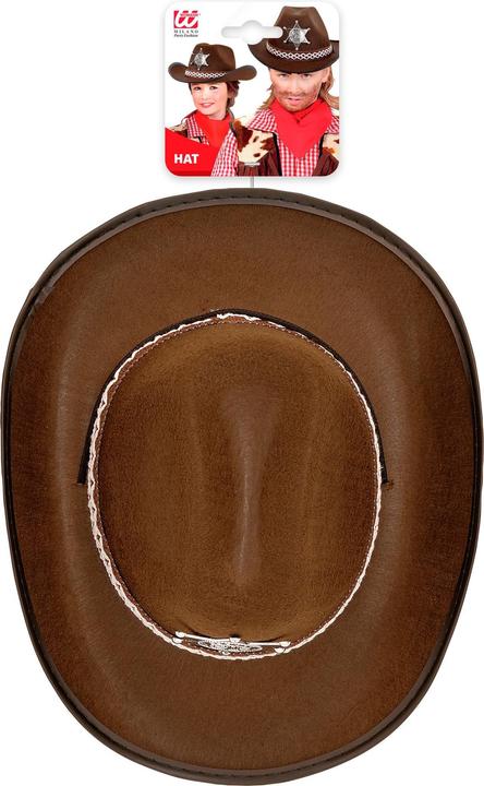 Actual product image Magni WIDMANN Cowboyhut mit Sherifstern braun Kindergrösse