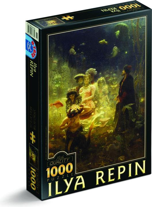 Immagine prodotto DToys Puzzle 1000 pezzi Ilya Repin: Sadko nel regno sottomarino, 1876 (1000 pezzi)