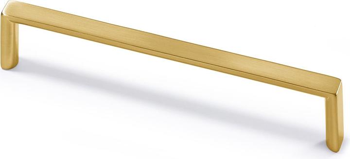 Actual product image Hettich Griff Baldone Gold Optik matt gebürstet 96 mm