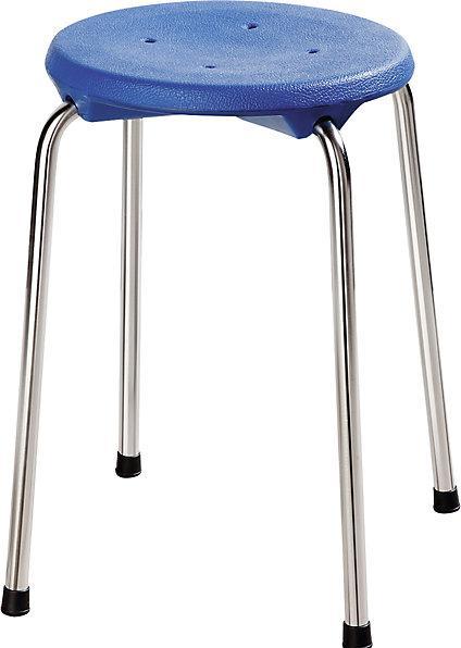 Actual product image kaiserkraft Stainless steel stacking stool