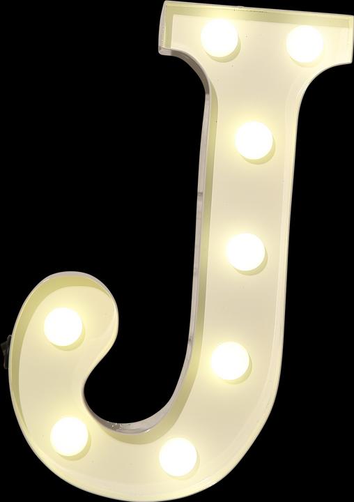 Produktbild Vegas Lights Buchstabe J