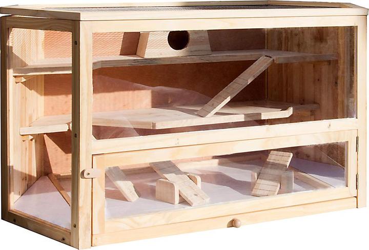 Image du produit Wiltec XXL cage pour rongeur 1150x600x580mm en bois cage pour hamster cage pour souris