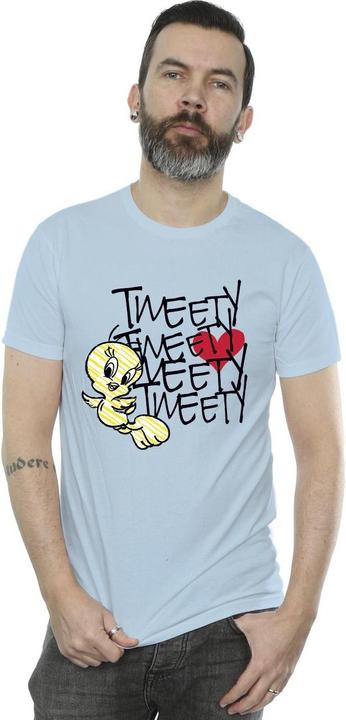 Produktbild Looney Tunes Tweety Love Heart TShirt (XXL)