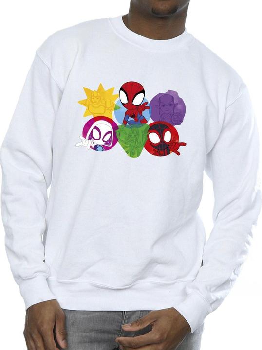 Image du produit - Sweat SPIDEY AND HIS AMAZING FRIENDS FACES - Homme (5XL)