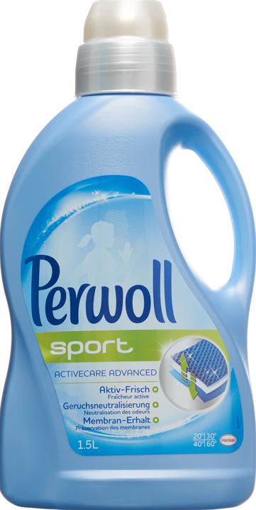 Perwoll Soins actifs pour le sport (25 Cycles de lavage, Liquide)