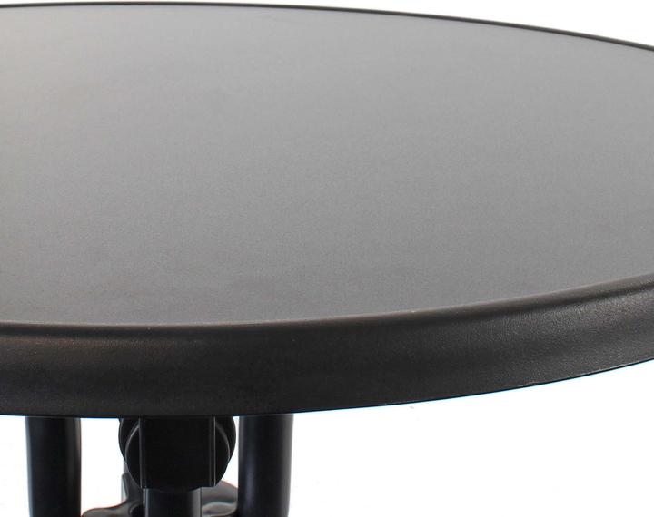 Immagine prodotto Wiltec Tavolo bistrot pieghevole Toboli nero Ø 80 cm tavolo alto tavolo bar tavolo festa rotondo