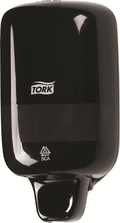 Tork antibacterial soap dispenser for 1000ml, black wall mounting