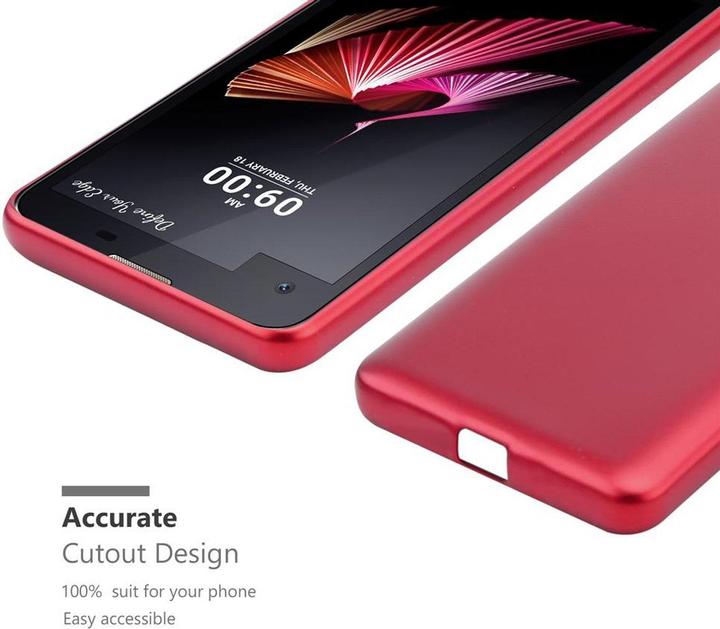 Image du produit Cadorabo Couverture métallique mate TPU (LG X Screen)